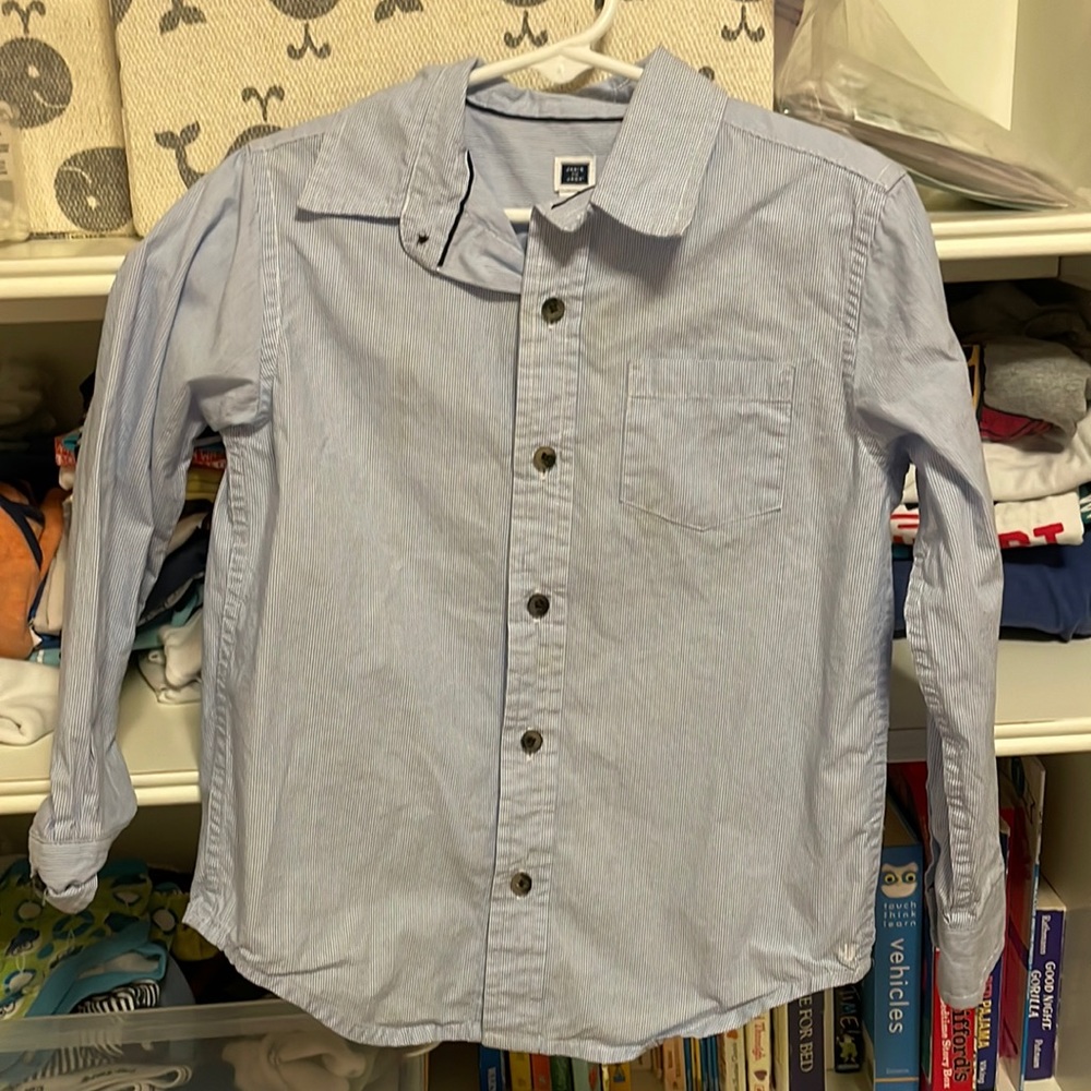 Janie and Jack bottom down cotton shirt for boys size 4